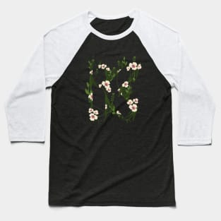 K Flower Baseball T-Shirt